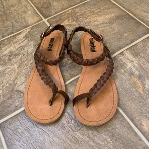 Brown Unlisted Sandals